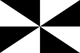 Bandera de Ceuta sin escudo